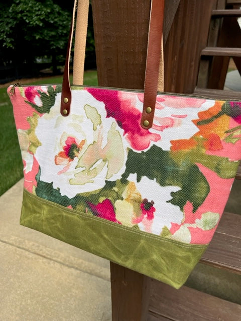 Floral Satchel