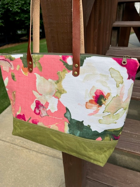 Floral Satchel