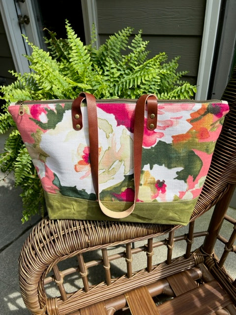 Floral Satchel