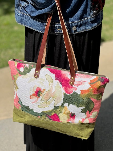 Floral Satchel