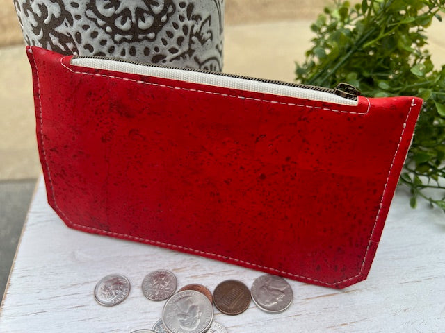 Purse Pal Wallet Red Cork