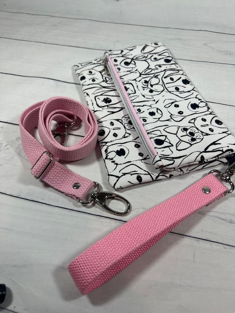 Dogs Crossbody Foldover
