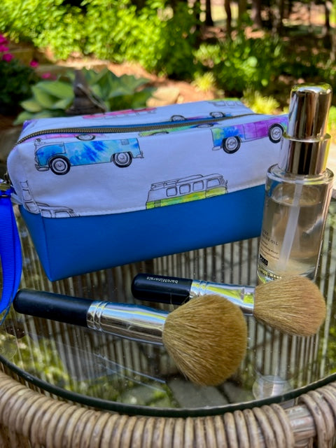 Dopp Kit - Royal Blue, Pink, Green Mini Bus