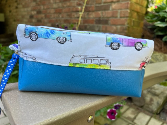 Dopp Kit - Royal Blue, Pink, Green Mini Bus
