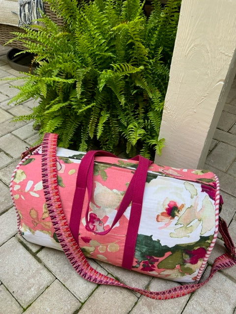 Dallas Duffel - Rosalinda Duffel Bag - Floral Duffel - Travel Bag
