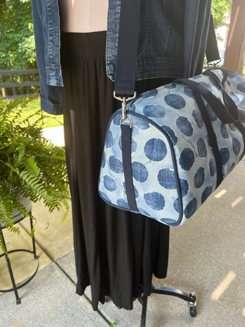 Dallas Duffel - Blue Moons Duffel Bag - Travel Bag - Overnight Bag