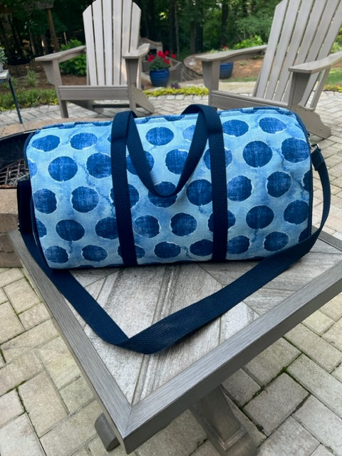 Dallas Duffel - Blue Moons Duffel Bag - Travel Bag - Overnight Bag