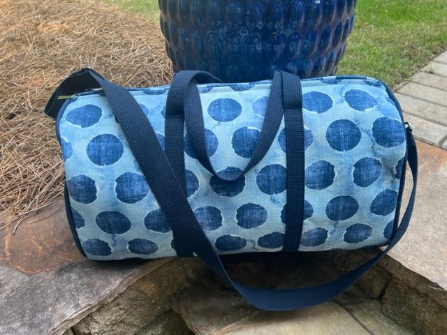 Dallas Duffel - Blue Moons Duffel Bag - Travel Bag - Overnight Bag