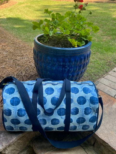 Dallas Duffel - Blue Moons Duffel Bag - Travel Bag - Overnight Bag