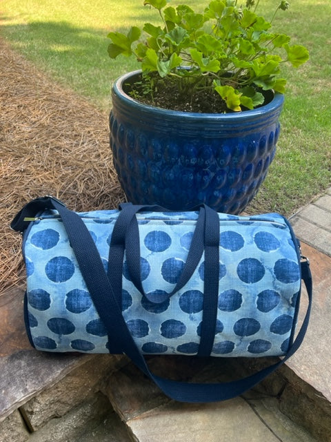 Dallas Duffel - Blue Moons Duffel Bag - Travel Bag - Overnight Bag