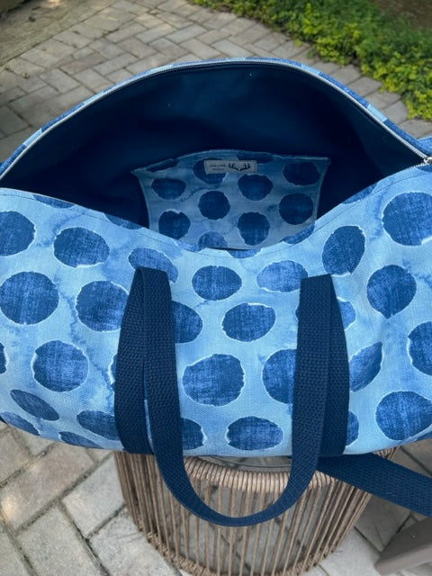 Dallas Duffel - Blue Moons Duffel Bag - Travel Bag - Overnight Bag