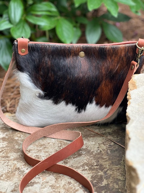 Crossbody Brown Hair on Hide