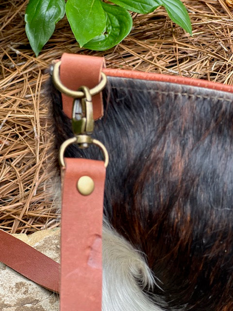Crossbody Brown Hair on Hide