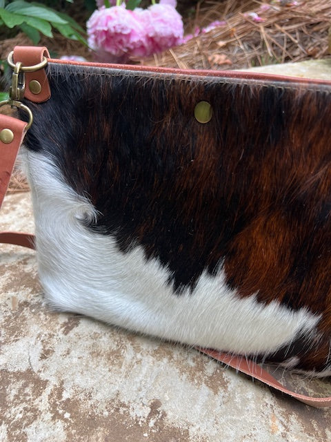 Crossbody Brown Hair on Hide