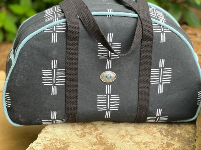 Betty Bowler - Black Concha Satchel