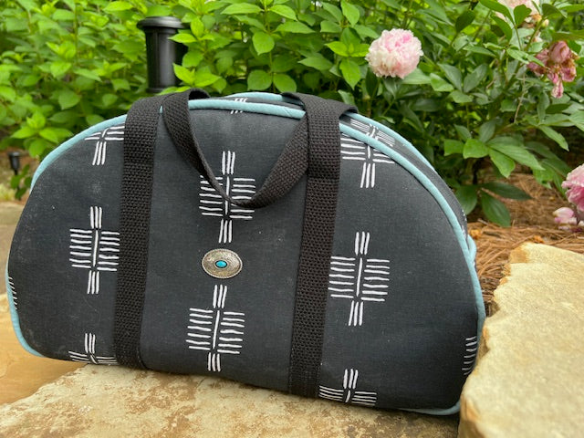 Betty Bowler - Black Concha Satchel