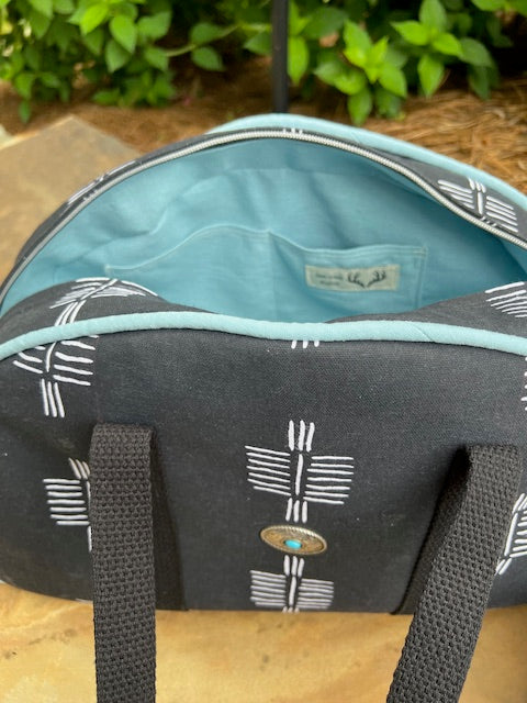 Betty Bowler - Black Concha Satchel