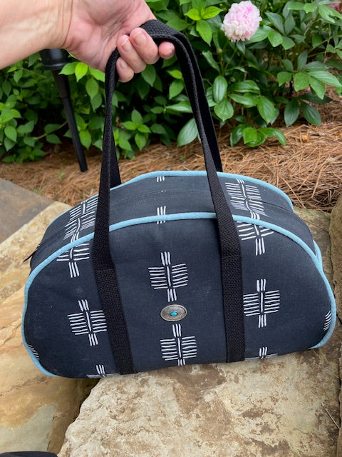 Betty Bowler - Black Concha Satchel