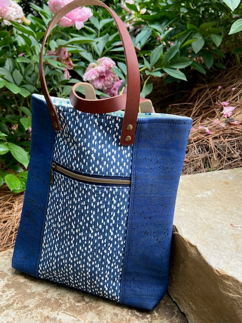 Redwood Tote- Cobalt Blue