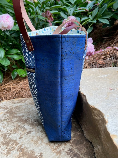 Redwood Tote- Cobalt Blue