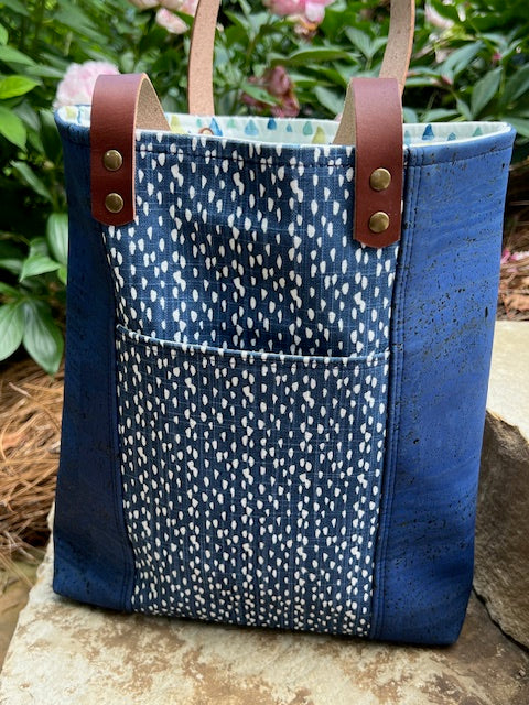 Redwood Tote- Cobalt Blue
