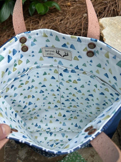 Redwood Tote- Cobalt Blue