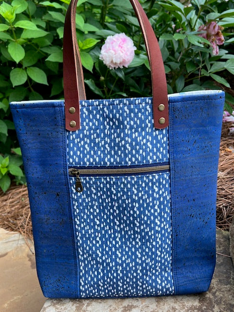 Redwood Tote- Cobalt Blue