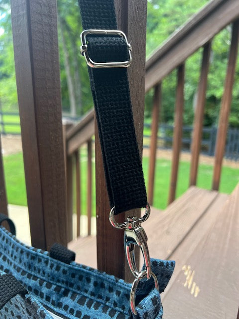 Portland Tote - Black & Blue Tote